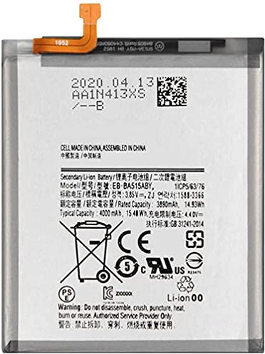 EB-BA515ABY Remplacement de la Batterie pour Samsung Galaxy A51 SM-A515(3.85V 3890mAh 14.98Wh)