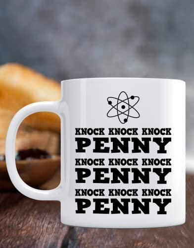 Tasse Knock Knock Penny Colazione avec Sheldon Theory - Mug Telefilm Scienza Leonard Raj Wolowitz