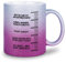 glitzertassen.de® | Kaffeefüllstand | Tasse mit Glitzer | Geschenkidee (Silberviolett)