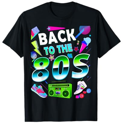 Retro 80er Jahre Stil - Vintage Teen Throwback Outfit T-Shirt