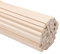 DOITEM Lot de 60 stylos carrés en bois dur pour bricolage et bricolage (200 mm)