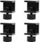 4 Stück 3D Drucker Clip, 3D Drucker Zubehör, 3D Drucker Heißbett Glasplattform Halter, Glasbett Clip, Einstellbare Glas Halterung, Glasclip Spiegelhalterung, Beheizte Bett Clips