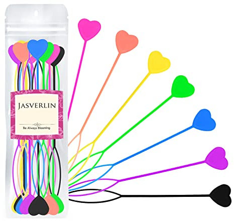 JASVERLIN Hair Beading Tool Set, Easy Braid Beader & Topsy Tail Accessories for Kids Girls, Beads Loading Maker for Ponytails and Braids, 15 Pcs in 7 Colors