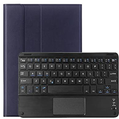 Funda con Teclado Touchpad para iPad 9.7, Teclado Bluetooth Desmontable con Soporte de Lápiz para iPad 6 generación 2018/ iPad 5 generación 2017/ iPad Pro 9.7/ iPad Air 2/Air 1