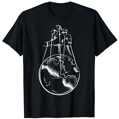 Weltpuppenspieler, Puppen, Handplanet Erde T-Shirt