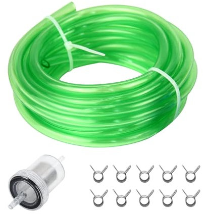 HOIIME Car Air Parking Heater Tube Replacement Diesel Heater Fuel Pipe 6mm Hose Clip 470499 Fuel Filter Crude Oil-Heater for Webasto Eberspacher (Green)