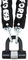Oxford HD Chain Lock for Motorcycle, Motorbike, Scooter Security Sold Secure Theft Protection Bike Securing Chains (Black, 1.0m)