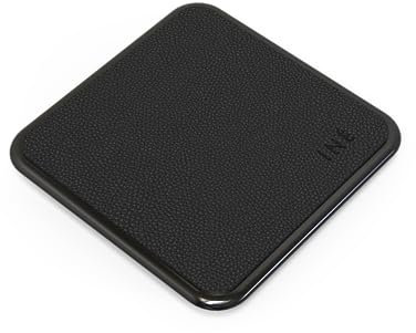 Iné Everyday - Chargeur à Induction sans Fil Rapide 15W en Cuir Recyclé - Compatible avec iPhone 15/14/13/12/11/Pro/XS Max/XR/XS/X/8, Samsung S24/S23/S22/S21/S10E/S9/S8,AirPods2/3/Pro,Huawei,Xiaomi