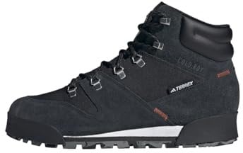 adidas Herren Terrex Snowpitch Cold.RDY Hiking Shoes Wanderschuhe, Core Black/Core Black/Orange, 37 1/3 EU