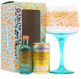 Silent Pool - Original Miniature & Glass Gift Box - Gin 5cl 43% ABV
