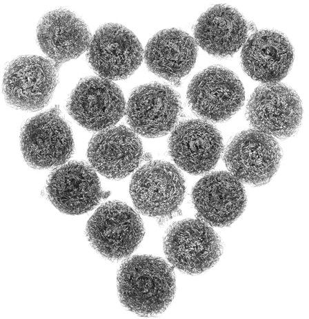 Mobestech Limpiador De Cocina De Acero Inoxidable Bola De Limpieza Eficaz para Platos y Utensilios para Suciedad Incrustada y Fácil De Usar