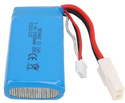 Leichter RC-Boot-Lithium-Akku mit 7,4 V und 1500 MAh und Überladeschutz für Ferngesteuertes Boot V913 L969 K959