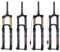 forcelle per bicicletta Forcelle MTB 160mm/175mm Viaggio 29 pollici Forcelle for mountain bike Ammortizzatore Sospensioni Smorzamento Barile Asse Forcella Forcella pneumatica forcella mtb ( Color : JK