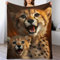 Kuscheldecke Leopard Wolldecke, Warme Flannel Fleecedecke Als Sofadecke, Couchdecke, Sofaüberwurf Und Bettdecke, Weiche Wohndecke Für Couch Und Sofa（180×200cm）