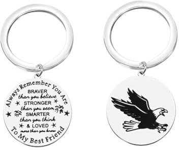 BNQL Adler-Schlüsselanhänger, Motiv: Amerikanischer Adler, Freunde, Adler, Pfadfinder, inspirierende Geschenke, Glatzenadler, Schlüsselanhänger, Basketball-Schlüsselanhänger, L