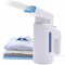 Ferro da stiro verticale stira camicie 700 Watt stiratore verticale Serbatoio dell'acqua da 180 ml ferro da stiro Rimuove le pieghe e si Facile da trasportare per i viaggi bianco