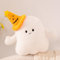 AYOrpeg Plüsch Kissen Plüsch Überwurfkissen Gefülltes Kissen Halloween Dekokissen Niedliche Feiertagsdekoration Kissen Heimdekoration (White, One Size)