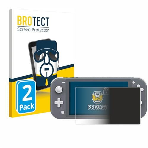 brotect (2 Pièces Protection Anti-Espion pour Nintendo Switch Lite [Anti-Spy, Privacy Film, Écran de Confidentialité, filtre de lumière bleue]