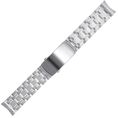 DASEB Für Omega-Armband aus Metall, neues Seamaster DIVER 300M, Push-Slider-Schnalle, 316L-Edelstahl, 20 mm Uhrenarmband(Silver)
