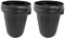 IDEAL 365 2 x Large 80 Litre Capacity Heavy Duty Shatterproof Refuse Bin With Lid (No Lid)