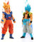 2 Stücke Go-ku Figuren 18cm Go-ku Anime Figur Statue, Super Saiyajin Actionfiguren, Super Blue Go-ku Anime-Spielzeugfigur Sammlerstück-Figur, Desktop Dekorationen für Kinder Geburtstag Geschenk