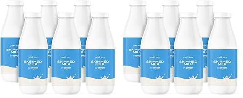 by Amazon Leche Desnatada, 6x1L (Paquete de 2)