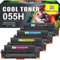 Cool Toner Kompatibel für Canon 055H 055 i-SENSYS MF742Cdw MF744Cdw LBP663Cdw MF746Cx MF741Cdw MF743Cdw MF745Cdw LBP664Cx MF746Cdw MF740C LBP660C - Schwarz Cyan Gelb Magenta,4-Pack