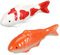 Kisangel 2stücke Keramische Schwimmende Fische Dekorative Aquarium Figuren Für Teich Und Fischbecken Mischung Lebendige Unterwasserlandschaft Zu Schaffen