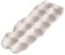 Porte-œuf en céramique 12 Grille Minimaliste et support d'oeuf moderne Fasée plateau de rangement réutilisable pour comptoir de cuisine, réfrigérateur.