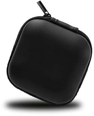 MAS CARNEY Kopfhörer Tasche (8x8x3.5 cm) - für kopfhörer mit Kabel, Airpods, Bluetooth Kopfhörer, USB Festplatte, und kleine Gegenstände