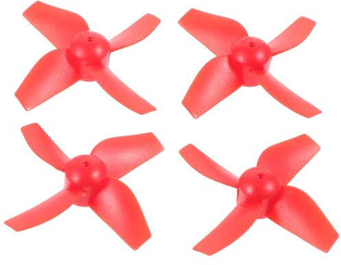 UKCOCO 4 Stück Kleiner Quadcopter Propeller Ersatzteile aus Kunststoff für H36 E010 Drohne Stabile Rotorblätter für Verbesserte Flugstabilität