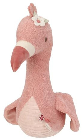 Little Dutch Tierkopf Flamingo - Wanddekoration 3D - Deko - für Baby- und Kinderzimmer - Safari Friends - rosa