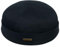 Sterkowski Modell Docker | 100% Baumwolle Dockermütze für Herren und Damen | Sommer Herbst Frühling Fischer Ohne Schirm Biker Cap Damen Fisherman Beanie Hafenarbeiter Kurz Kappe Schwarz 63