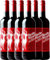 Roter Bio-Glühwein von Heißer Hirsch - veganer roter Glühwein - 6x 0,75 l VINELLO - 6er - Weinpaket inkl. kostenlosem VINELLO.weinausgießer