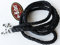 ProRider Pferd Western Leder Rund Geflochten Latigo Roper Zügel 8 ft 6652, Schwarz, 5/8 x 8'