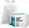 Plasticplace Bolsas de basura de ajuste personalizado compatibles con Simplehuman Code H bolsas con cordón de 8 a 9 galones, forro resistente al desgarro, 200 unidades, eliminación de residuos de alta