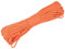 Dilwe Paracord Seil, 31 m, reflektierend, multifunktional, 9 Strand, Kerne, für Jagd, Camping, 7 Farben (Orange)
