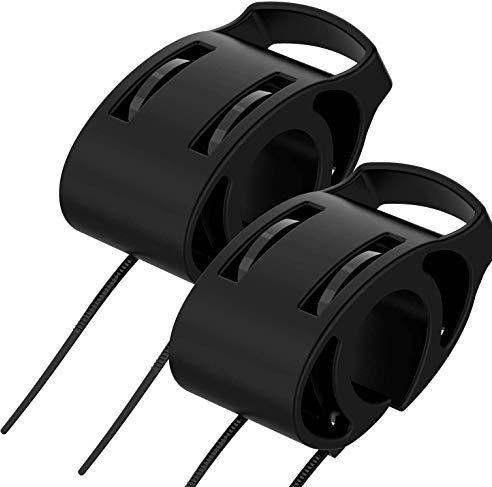 Ruentech Fahrradhalterungsset Kompatibel mit Garmin Fenix / Forerunner/Vivoactive Watch Fahrradhalterung Halter Blacker (2 Pcs)
