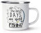The Best Days are Spent Fishing Retro Enamel Mug Cup