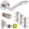 Jigtech JTB82020 Vecta Door Pack-Bathroom, Polished Chrome