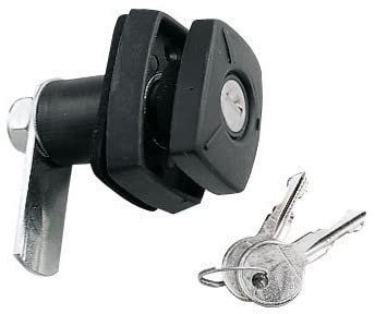 Serrure Push carré Noire FAP 2000