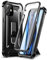 Dexnor Case Compatible with iPhone 12 & for iPhone 12 Pro 5G 6.1 Inch, 360 Degree Full Body Heavy Duty Shockproof Protective Cover with Built-in Screen Protector and Kickstand - Black