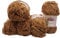 5 x 100 Gramm Himalaya Velvet Micro-Polyester Strickwolle, Babywolle samtig 500 Gramm Wolle (braun 90037)