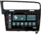 Autoradio Custom Fit per Volkswagen Golf 7 Nero Android GPS Bluetooth WiFi Dab USB Full HD Touchscreen Display 10 processore 8core e comandi vocali