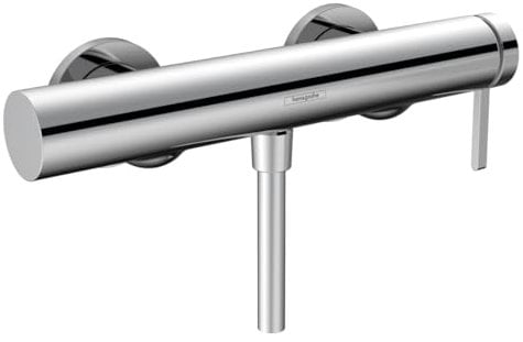 hansgrohe Wannenarmatur Finoris, Aufputz Brausebatterie, Duscharmatur für 1 Funktion, Chrom