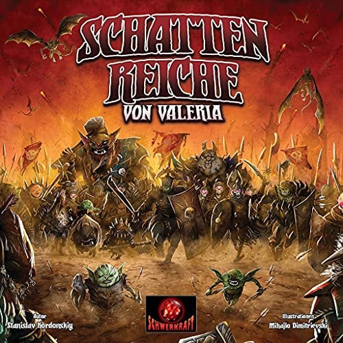Schwerkraft-Verlag: Schattenreiche von Valeria - Würfel-Auswahl-Spiel für 1-5 Spieler ab 14 Jahren
