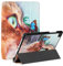 MadBee Tableta Funda para Samsung Galaxy Tab A7 10.4 (2020 Release)/T500/T505, Súper Delgada y Ligera Carcasa con Función de Soporte Triple Plegable [Auto-Reposo/Activación] (Gato)