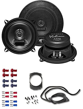 Hifonics VX52 Auto Lautsprecher Boxen 300 Watt 13 cm 2 Wege Koax passend für Mercedes C-Klasse (W202) 1993-2001 Türen Heck