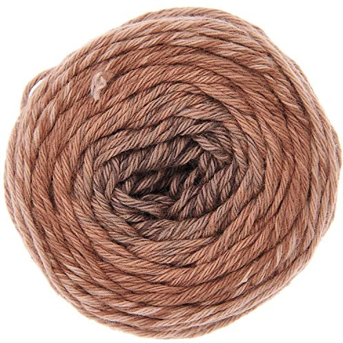 50g Ricorumi -Spin Spin - Farbe: 15 - Verlauf braun - feine Baumwolle zum Häkeln von Amigurumi-Figuren aus den neue Ricorumi-Heften