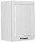 Vicco Hängeschrank R-Line, hängender Küchenschrank, Weiß Landhaus/Weiß, 45 cm